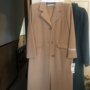 Vintage Alfred Dunner 100% Wool Camel Color Coat